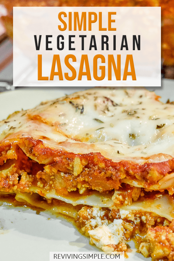 Easy Vegetarian Lasagna Recipe